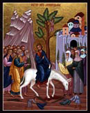 Icon of The Entry Into Jerusalem