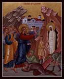 Icon of The Raising of Lazarus